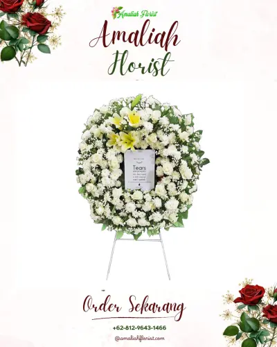Krans Bunga Duka Cita kandangsapi
